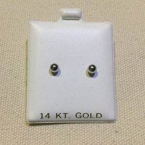 14K White Gold Earrings